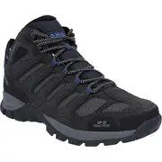 Hi-Tec Hi Tec Mens Corzo Mid Walking Boots Charcoal Nautical Blue UK Size 9 (EU 43)