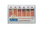 Excel Gutta Percha Points, Colour-Coded, No. 45-80, 6 Vials/Pack