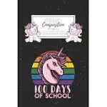 PRIMARY COMPOSITION NOTEBOOK: PRIMARY COMPOSITION NOTEBOOK HANDWRITING PRACTICE PAPER - PRIMARY COMPOSITION NOTEBOOK GRADES K-2 UNICORN - NOTEBOOK E