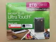 Brand new 2 TB SEAGATE Rescue edition External Hard Drive, USb 3.0