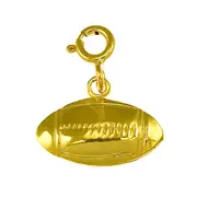 14K Gold Football Mini Charm