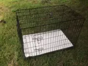 YES4PETS 42' Collapsible Metal Dog Crate Cat Cage With Mat