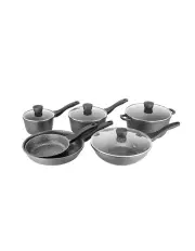 [The Cooks Collective] Classic Non-Stick 6 Piece Cookset in Black