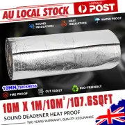 10m² Sound Deadener Heat Proof Insulation Noise Proofing self-adhesive Foam (for: Renault)