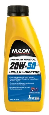 NUL-PM20W50-1 NULON Premium Mineral 20W50 Engine Oil, Each