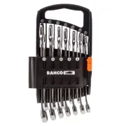 Bahco Metric Combination Spanner 12 Piece Set 8 - 19MM Storage Holder 111M/SH12