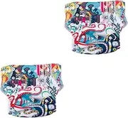 Kisangel Pcs Adjustable Diaper Training Pants Set Leakproof Washable Comfortable Easy to Wear