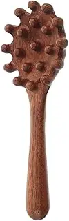 Anneome Shell Shaped Wooden Massage Comb Ergonomic Meridian Massager for Head and Neck Unique Design for Scalp Relief Massage Tool for All Ages Comfortable Grip