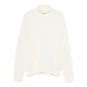 [Zanone] Zanone Turtleneck Wool Sweater 50 IT WHITE
