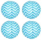 SET of 4 Japanese Chinese 14" Paper Lantern Turquoise Chevron Home Party Decor