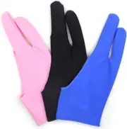 Artist Glove for Graphic Tablet 3 Color Free Size Gloves for Drawing- Blue Pink