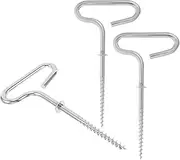 Alasum 3Pcs Heavy Duty Camping Stakes Durable Galvanized Tent Pegs for Awning Fixing and Tents Portable and Sturdy Design for Secure Ground Anchoring