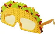 UxicRuya Party Glasses Taco Bout Novelty Eyewear Funny Props Taco Glasses Dia DE Muertos for Masquerade Cosplay Fancy Dress Birthday