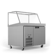 Williams Banksia - One Door White Colorbond Prep Counter Refrigerator With Angled Blown Air Well