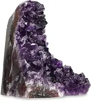 Huge A Grade Amethyst Crystal Geode from Uruguay 1.5 lb to 2.2 lb Premium Gift Box Perfect for Collectors