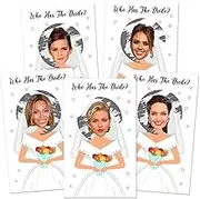 Zunaked Bridal Shower Games - Scratch Off Card Game for Door Prizes, Lottery, Ice Breaker - 35 Cards (White)