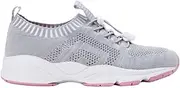 [Propét] Propet Women's Stability ST Sneaker, Grey/Black, 11 X (2E)