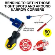 Handy Hardware® Magnetic Pick-Up Tool Nails Screws Flexible Strong 60cm Long QTY 1x