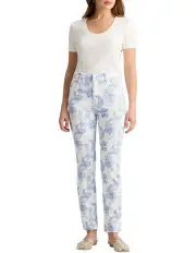 [David Lawrence] Aisha Textured Top in Ivory
