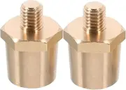 Secure Battery Post Terminal Connectors 2pcs Brass Adapters 8mm Thread for Cars