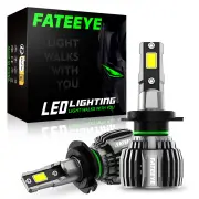 FATEEYE A700-F6 2PCS 60W LED Car Headlight Bulbs 13000LM LED Front Headlamp 6500K IP68 Waterproof for Car Modification