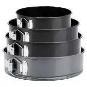 4 piece springform pan set different sizes cake pan baking pan nonstick