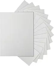 Silunkia 100 Sheets Grey Cardstock 8.5 x 11 Crafts Paper, 200gsm/75lb Premium Gray Card Stock Printer Paper for Cards Making, Greeting Cards, Business Cards, Menus, Certificates Paper