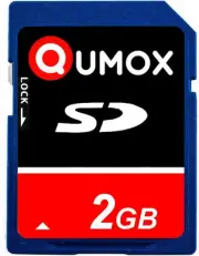 QUMOX 2GB 2048MB SD Memory Card for Camera Phone mp3 mp4 fm Transmitter Blue