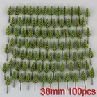 Train Model Trees Scenery Artificial Decoration Props Landscape 100pcs