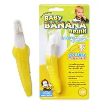 在飛比找蝦皮商城優惠-Baby Banana 嬰幼兒學習軟性香蕉牙刷2入特價組─【