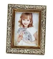 2.5 * 3.5Inch Mini Wallet Picture Frame Vintage Photo Frame Ornate Textured