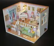 Because of You DIY Miniature Dollhouse Kit