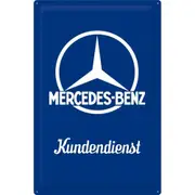 Nostalgic Art Mercedes-Benz Customer Service 40x60cm XL Metal Sign Wall Decor
