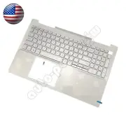 New Palmrest Keyboard w/Backlit Silver For Dell Inspiron 15 7591 0PJ1JN PJ1JN