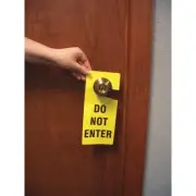 Accuform Door Knob Hanger Tag,9in H,4in W,PK10 TAD836 Accuform TAD836