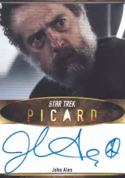 STAR TREK PICARD SEASON 1 John Ales AUTOGRAPH CARD BORDERED