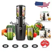Slow Masticating Juicer with Extra Large Feed Chute for Perfect Juice Extraction