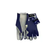 2pc Annabel Trends Sprout Goatskin Protective Garden Planting Gloves Navy