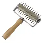 Pizza Dough Docker Roller Pizza Docking Tool Stainless Steel Dough Holes Makers