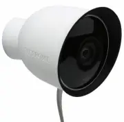 Silicone Cover w Weather Protection for Nest Cam Security Camera - White 1Pack