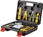 Pass Through RJ45 Crimp Tool Kit, Network Tool Kit, Ethernet Crimper Cat6 Cat...
