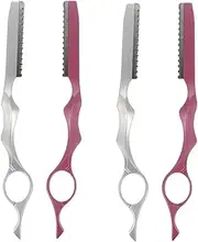 2sets Hair Thinning Razor Set Professional Hair Razor for Precise Cutting Easy Styling Texturizing Durable Design for Men and Women 2pcs*2