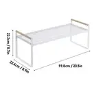 Cabinet Shelf Organizer Space Saving Spice Rack Organizer For Kitchen For