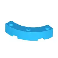 在飛比找蝦皮購物優惠-玩樂趣LEGO48092中天空藍Round Corner4x