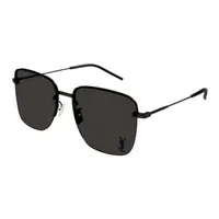 在飛比找momo購物網優惠-【YSL】金屬太陽眼鏡(SL 312 M-001)