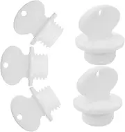 Ipetboom Pack Hot Water Bag Plugs Anti-leak Plastic Sealing Caps Smooth Surface for Hot Water Bottles