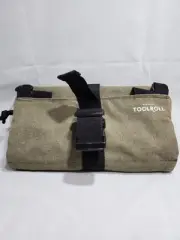 Official Tool Roll Bag - Convenient 5-Pocket Roll Up Tool Bag Army Green