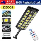 620COB Commercial Solar Street LED Light Motion Sensor Remote Outdoor Flood Lamp