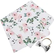 1 Set Newborn Swaddling Blanket with Headwear Soft Kick Blanket for Cozy Sleep Photo Prop for Non Constricting Design for Hip Movement Shower
