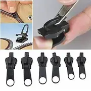 6pcs Fix Zip Puller Set- Zip Slider Repair Instant Kit - Fix Zipper Removable Rescue Replacement Pack, Instant Zipper Set